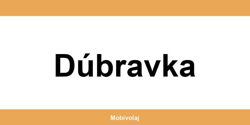 Predajne Orange a kontakt v Dúbravka