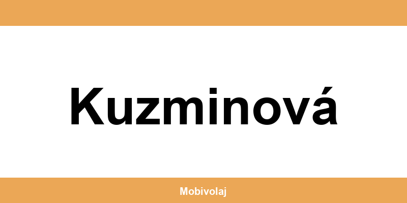 Predajne Orange a kontakt v Kuzminová