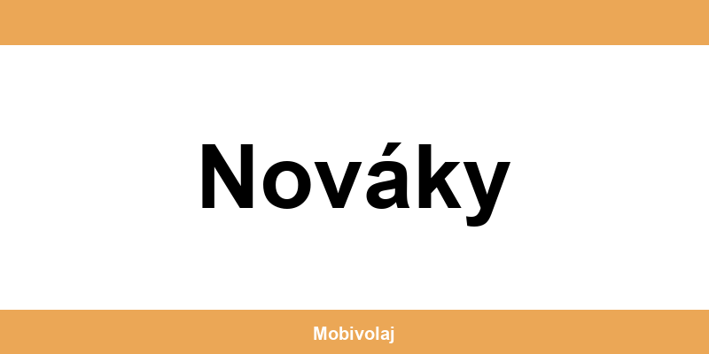 Predajne Orange a kontakt v Nováky