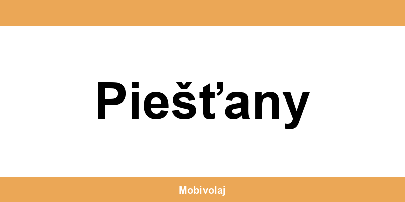 Predajne Orange a kontakt v Piešťany