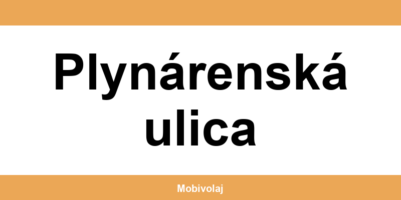 Predajne Orange a kontakt v Plynárenská ulica
