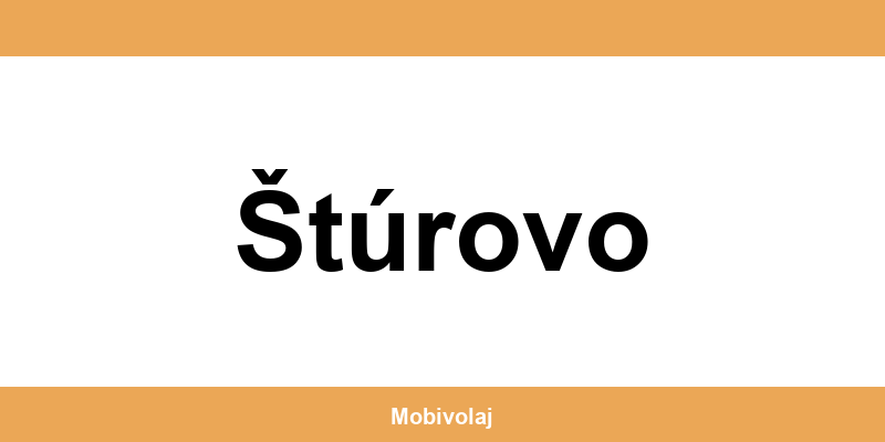 Predajne Orange a kontakt v Štúrovo