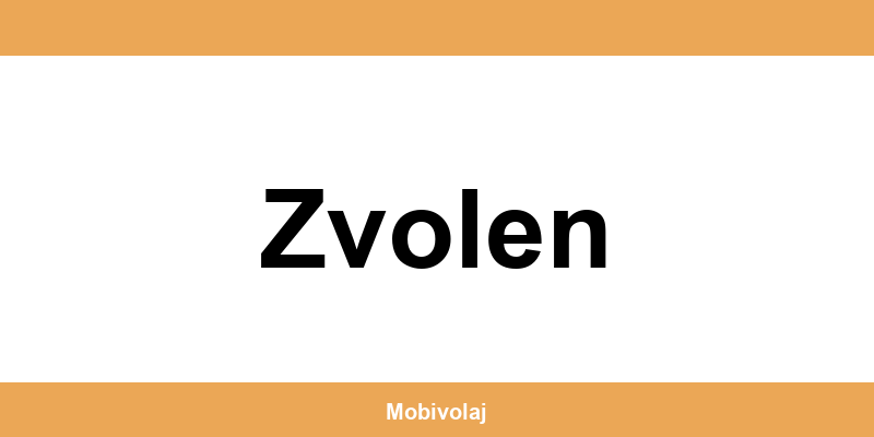 Predajne Orange a kontakt v Zvolen