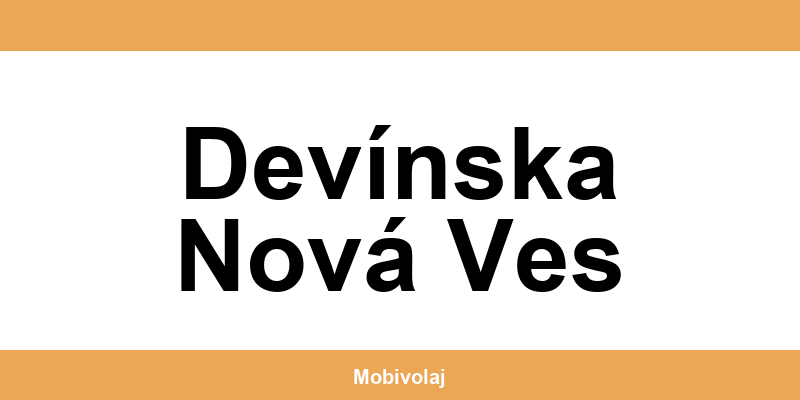 Predajne Orange a kontakt v Devínska Nová Ves
