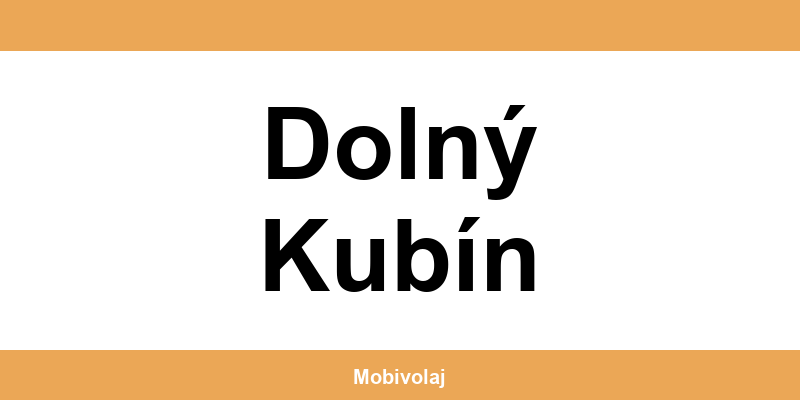 Predajne Orange a kontakt v Dolný Kubín