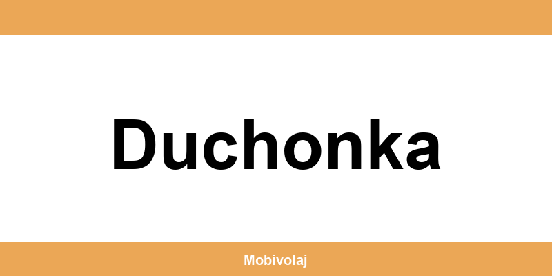 Predajne Orange a kontakt v Duchonka
