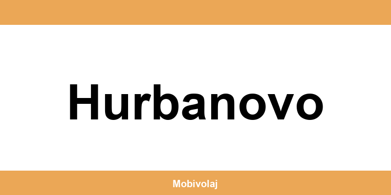 Predajne Orange a kontakt v Hurbanovo