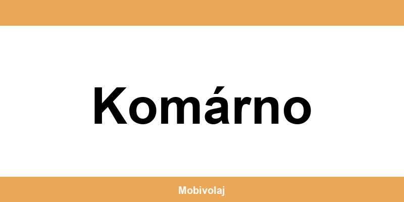 Predajne Orange a kontakt v Komárno