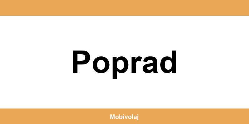 Predajne Orange a kontakt v Poprad