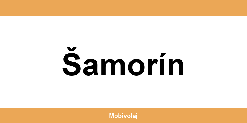 Predajne Orange a kontakt v Šamorín