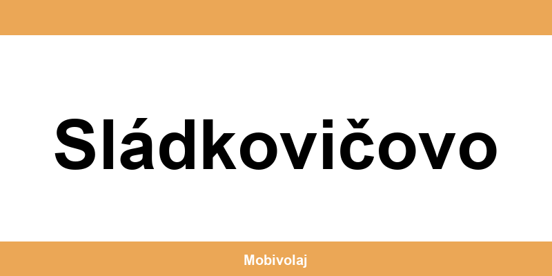 Predajne Orange a kontakt v Sládkovičovo