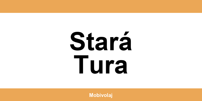 Predajne Orange a kontakt v Stará Tura