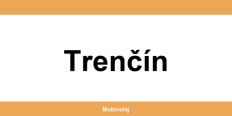 Predajne Orange a kontakt v Trenčín