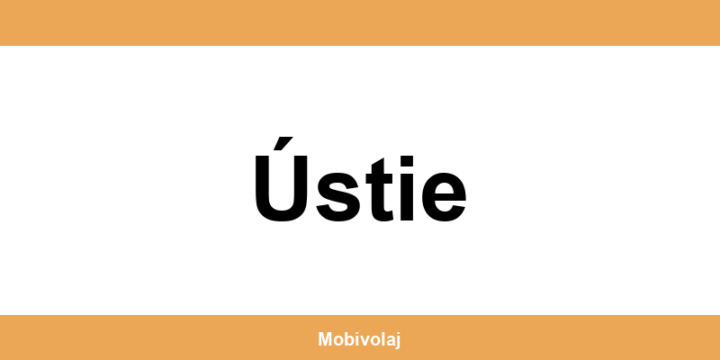 Predajne Orange a kontakt v Ústie