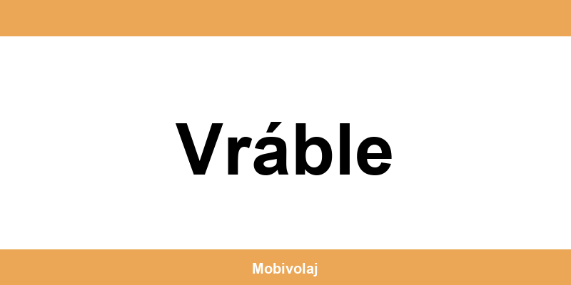 Predajne Orange a kontakt v Vráble