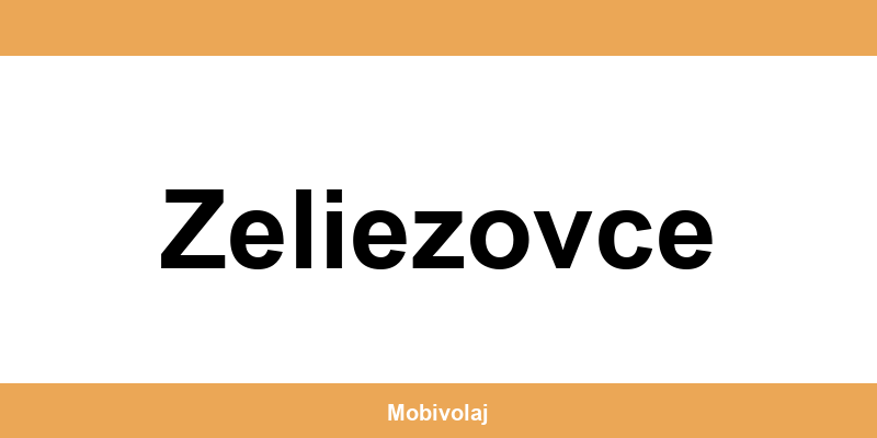 Predajne Orange a kontakt v Zeliezovce